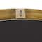 43" Gold Abstract Drip Framed Round Wall Mirror